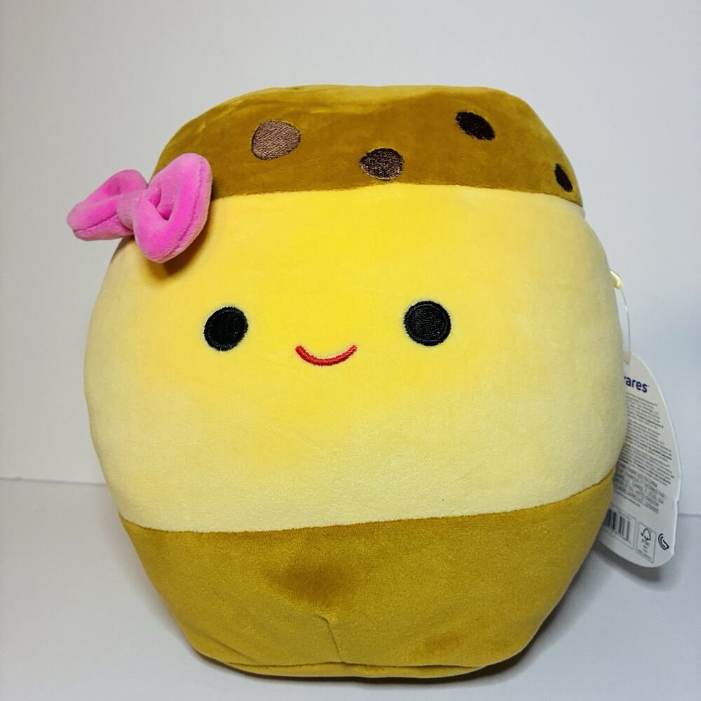 Squishmallows Koako Cookie Ice Cream Sandwich 7.5" Plush Pink Bow Jazwares